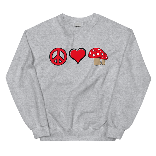 Peace Love Mushrooms Sweatshirt