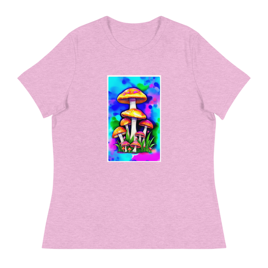 Groovy Shrooms women's Relaxed T-Shirt